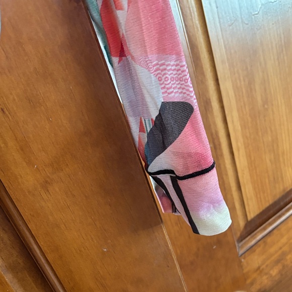 SKIMS Colorful Abstract Long Sleeve Bodysuit - Picture 9 of 13